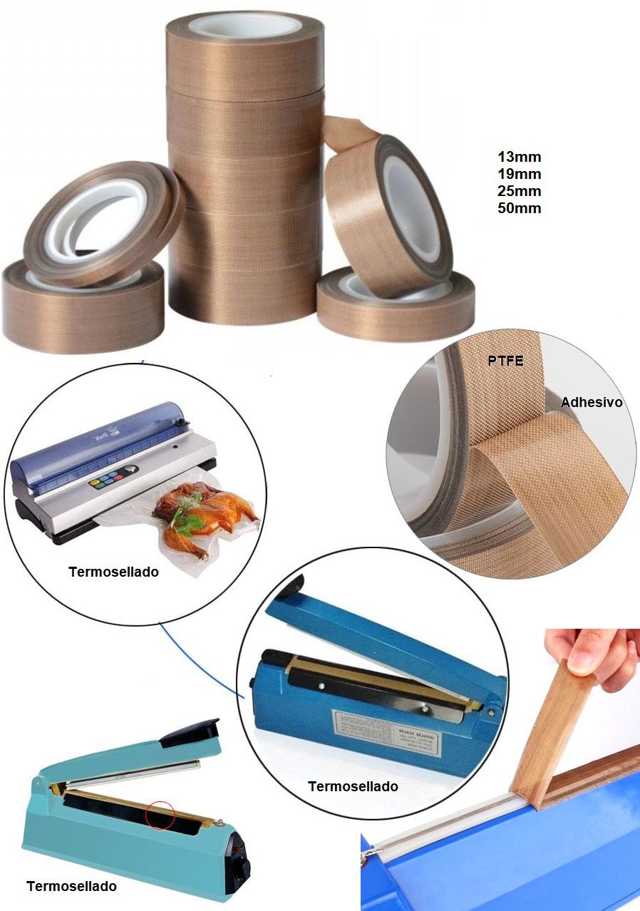 Cinta Adhesiva Aislante Térmica PTFE